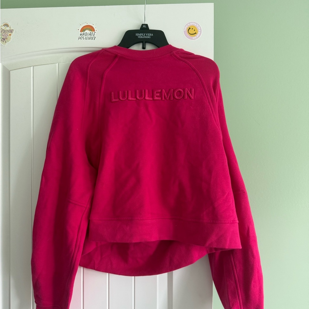 Lululemon Athletica Pink Boxy Sweatshirt